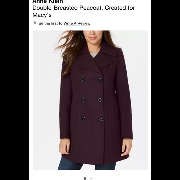 Anne Klein Jackets & Blazers - NWOT Anne Klein Double Breasted Peacoat